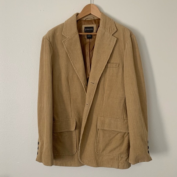 ST. JOHNS BAY | Tan Corduroy Blazer Coat - Picture 1 of 9